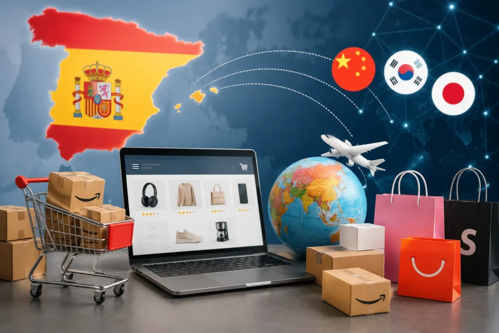 Amazon y plataformas asiáticas concentran 72.5% del ecommerce en España, según la CNMC 1 Amazon ecommerce espana convertido de png