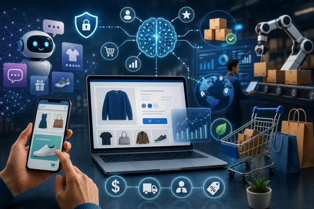 La IA se consolida en el ecommerce español: 58% de las grandes empresas ya la utilizan 1 IA eCommerce espanol