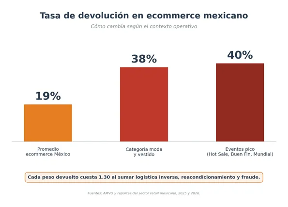 Hot Sale 2026 más Mundial: la cuenta de devoluciones que tu retailer no vio venir 2 Tasa de devolucion en ecommerce convertido de png
